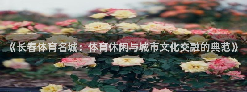 球王会体育：《长春体育名城：体育休闲与城市文化交融的典范》